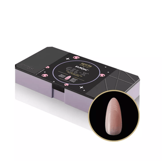 Apres x Kuromi - Neutral French Natural Almond Medium Tip Box - C8 Nail SupplyApres