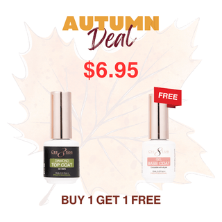 (Autumn 2025 Deals) Cre8tion Diamond Soak Off Gel No wipe top coat 0.5oz - Buy 1 Get 1 Base Coat Free - C8 Nail SupplyC8 Nail Supply