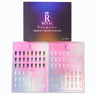 Royal Mirror Chrome Collection 24 Colors w/ 1 Color Book