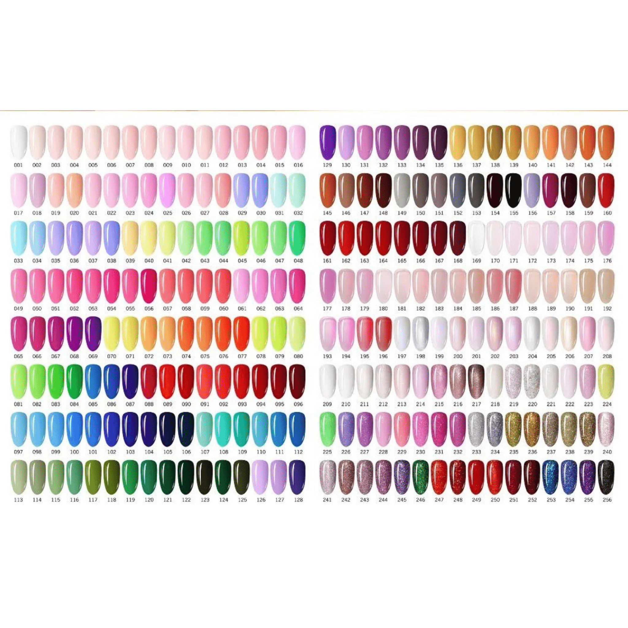 Billionaire Matching Color - Color Book - 256 Colors – C8 Nail Supply