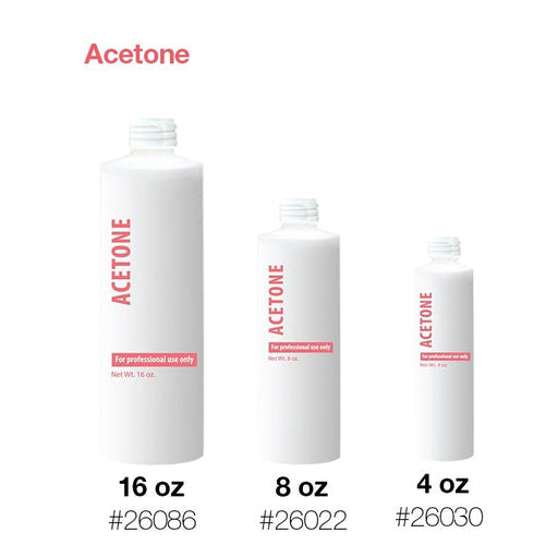 Botella de plástico Cre8tion "Acetona" VACÍA - Líquido relacionado sin tapa