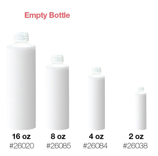 Botella de plástico Cre8tion en blanco VACÍA - Líquido relacionado sin tapa