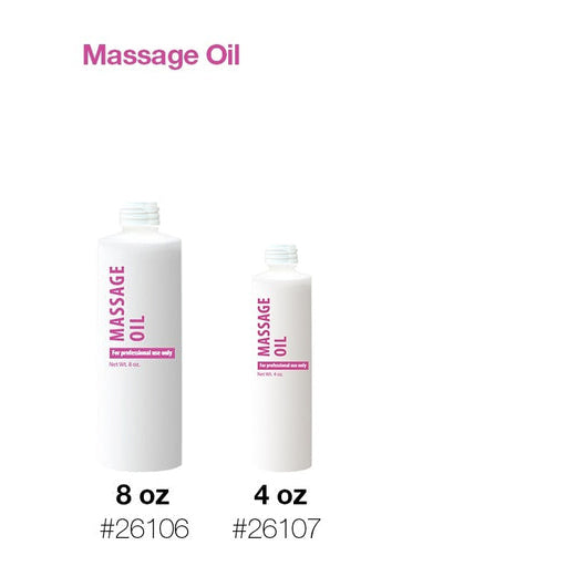 Cre8tion Plastic Bottle "Massage Oil" EMPTY - Related Liquid non Cap