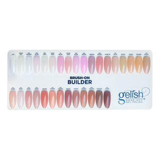 Gelish Brush-on Builder Gel - Color Chart 31 Colors