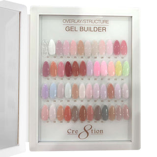 Cre8tion Acrylic Booklet - Overlay/Builder Gel 48 Colors