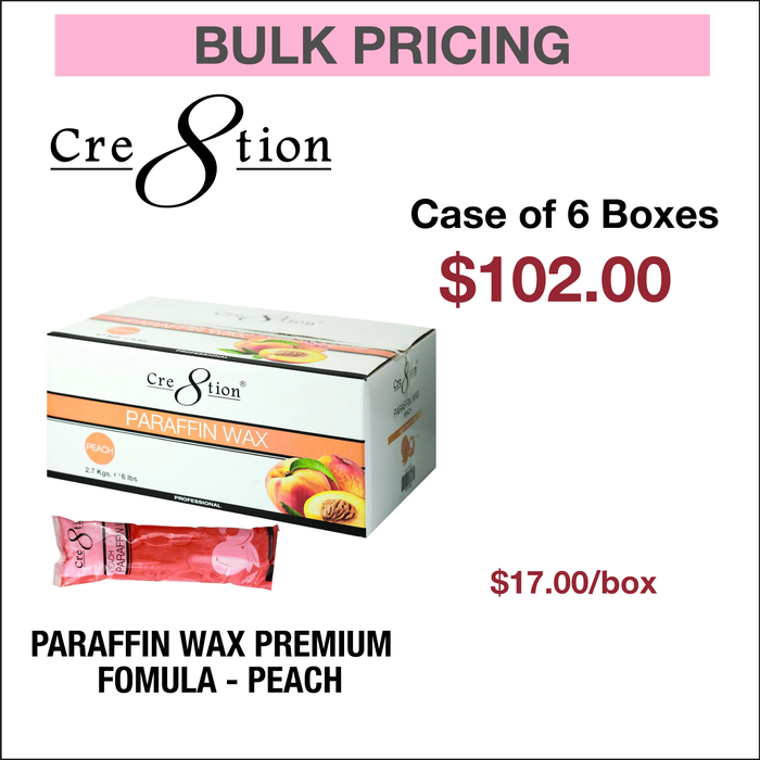 Cre8tion Cera de parafina Peach Premium Fomular