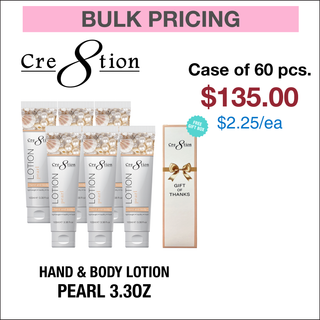 Cre8tion Hand & Body Lotion 3.3oz - Case of 60