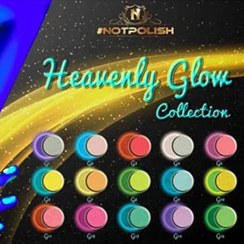 NotPolish Dip Powder 2oz - Glow In The Dark Collection w/ 1 Set Color Chart