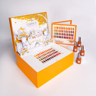 Chance Afternoon Tea Collection 0.5oz - 48 Colors w/ 1 Color Booklet, 1 Color Board & 24 Top Diamond 0.5oz - C8 Nail SupplyCre8tion38030