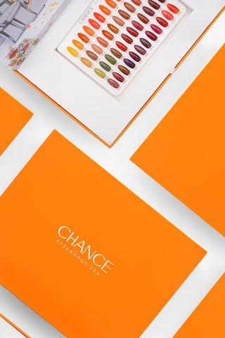 Chance Afternoon Tea Collection 0.5oz - 48 Colors w/ 1 Color Booklet, 1 Color Board & 24 Top Diamond 0.5oz - C8 Nail SupplyCre8tion38030