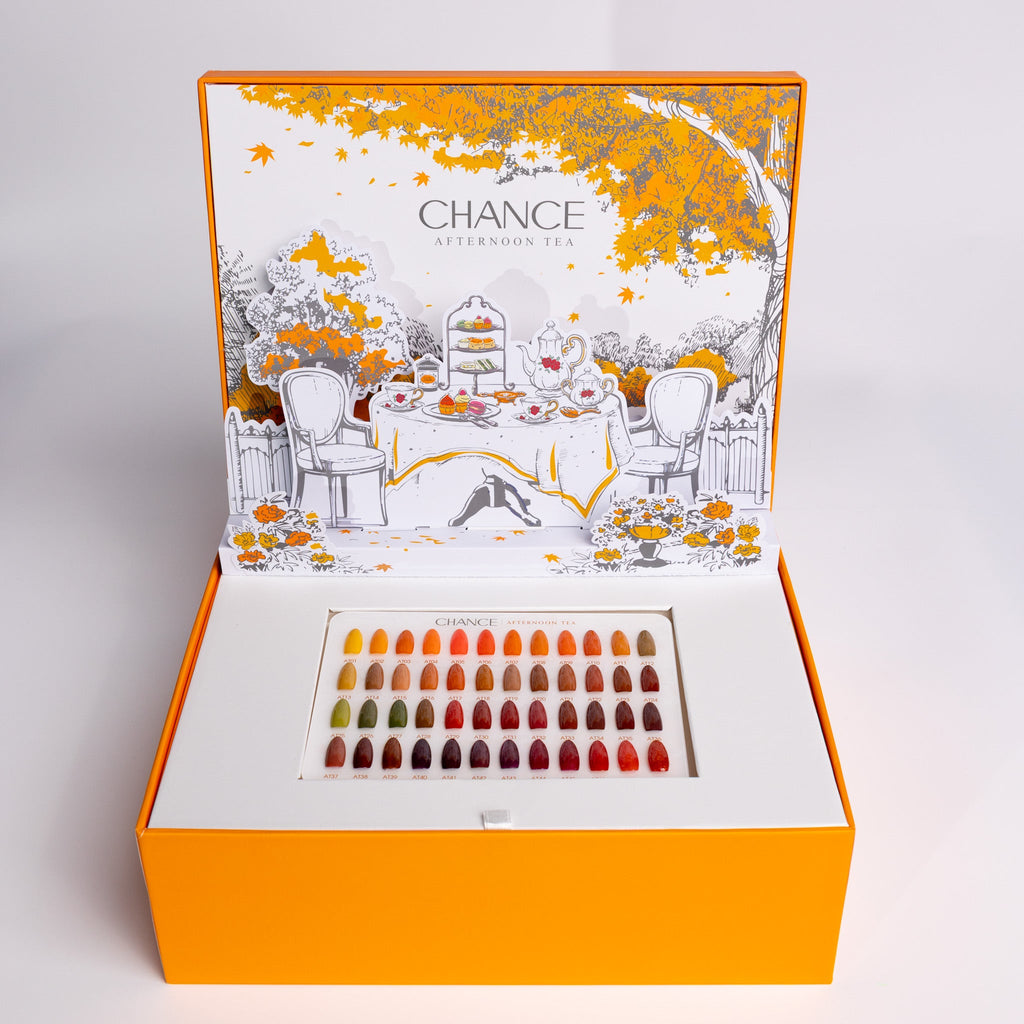 Chance Counter Display Color Chart - Afternoon Tea Col… | C8 – C8 Nail ...