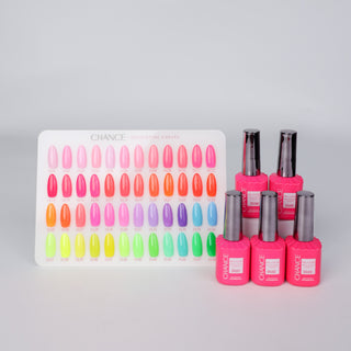 Chance Counter Display Color Chart - Delightful Guests Collection 48 colors - C8 Nail SupplyCre8tion37303