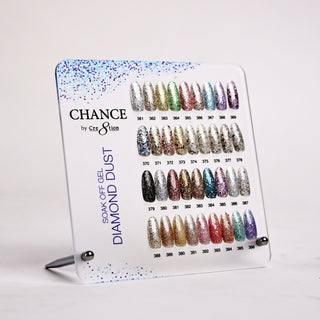 Chance Counter Display Color Chart - Diamond Dust Collection - C8 Nail SupplyCre8tion37241