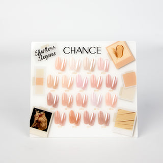 Chance Counter Display Color Chart - Effortless Elegance Collection 18 colors - C8 Nail SupplyCre8tion37320