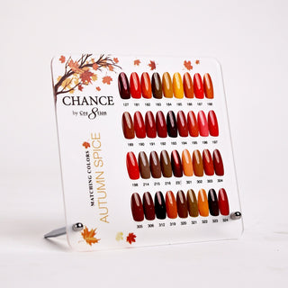 Chance Counter Display Color Chart - Fall Collection - C8 Nail SupplyCre8tion37234