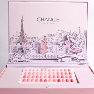 Chance Counter Display Color Chart - Pink Iconic Collection 48 colors - C8 Nail SupplyCre8tion37301