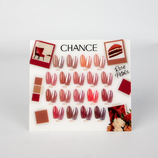 Chance Counter Display Color Chart - Rose Petals Collection 18 colors - C8 Nail SupplyCre8tion37309