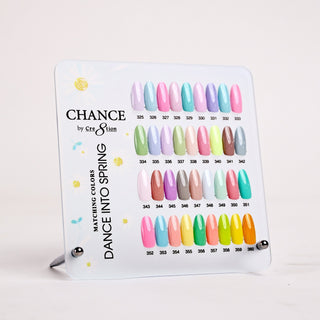 Chance Counter Display Color Chart - Spring Collection - C8 Nail SupplyCre8tion37238