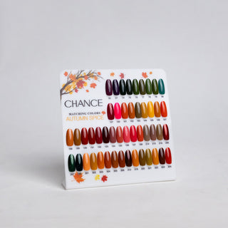 Chance Matching Color Gel & Nail Lacquer 0.5oz - 48 Colors - Autumn Spice Collection w/ 1 Color Chart - C8 Nail SupplyCre8tionCHANCE48-AUTUMN