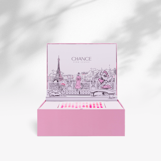 Chance Pink Iconic Collection 0.5oz - 48 Colors w/ 1 Color Booklet, 1 Color Board & 24 Cre8tion Base Coat 0.5oz - C8 Nail SupplyCre8tion38027