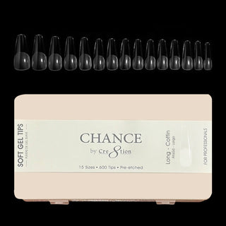 Chance Soft Tips - COFFIN - C8 Nail SupplyCre8tion15270