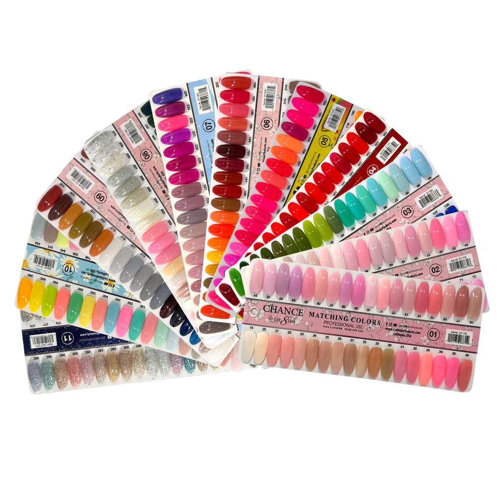 Chance Color Chance Color Chart - 396 Colors - Pick 1 (1-14) | C8 – C8 Nail Supply