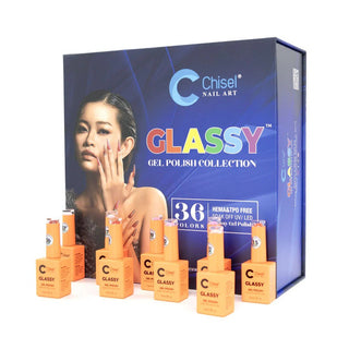 Chisel Glassy Gel Set 36 Colors - C8 Nail SupplyChisel0921-0011
