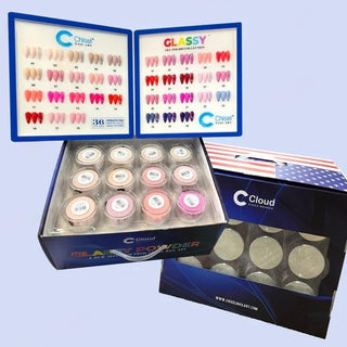 Chisel Glassy Powder Set 36 Colors - C8 Nail SupplyChisel31071