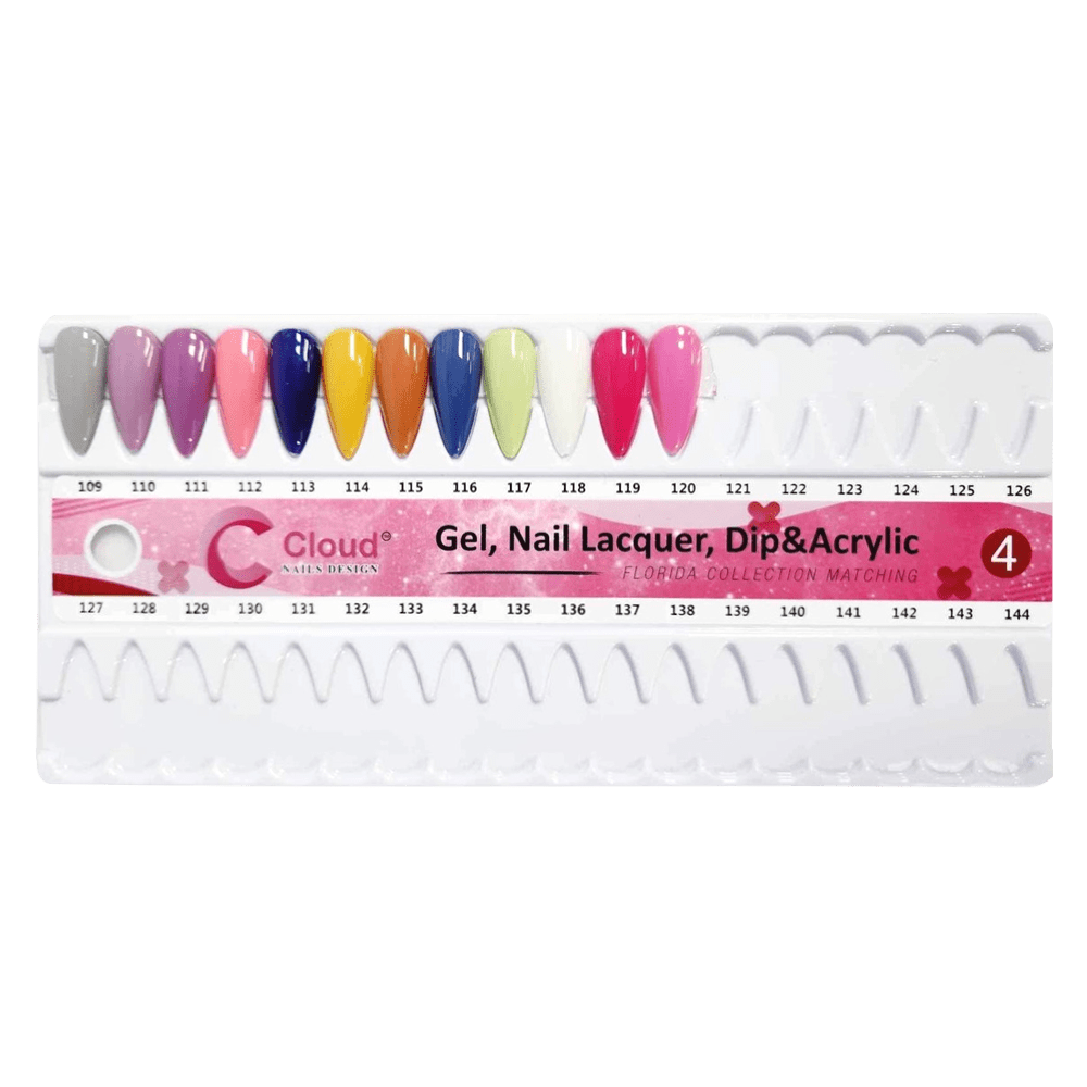 Cloud Nail Design Matching Color - Florida Collection - Full Set Cloud Nail Design Matching Color - Florida Collection - Full Set