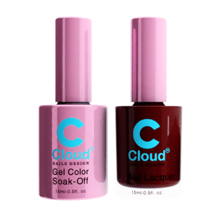 Cloud Nail Design - Florida Collection - Matching Duo 0.5oz - 001 - C8 Nail SupplyCloudChisel-D001