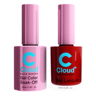 Cloud Nail Design - Florida Collection - Matching Duo 0.5oz - 002 - C8 Nail SupplyCloudChisel-D002
