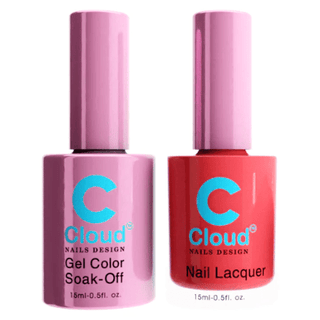 Cloud Nail Design - Florida Collection - Matching Duo 0.5oz - 005 - C8 Nail SupplyCloudChisel-D005
