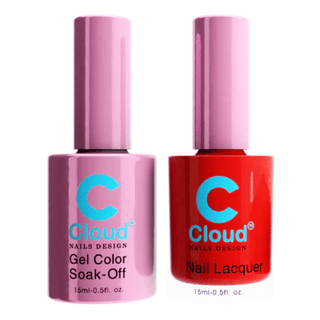 Cloud Nail Design - Florida Collection - Matching Duo 0.5oz - 007 - C8 Nail SupplyCloudChisel-D007