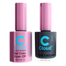 Cloud Nail Design - Florida Collection - Matching Duo 0.5oz - 010 - C8 Nail SupplyCloudChisel-D010
