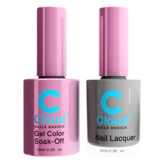 Cloud Nail Design - Florida Collection - Matching Duo 0.5oz - 011 - C8 Nail SupplyCloudChisel-D011
