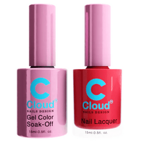 Cloud Nail Design - Florida Collection - Matching Duo 0.5oz - 016 - C8 Nail SupplyCloudChisel-D016