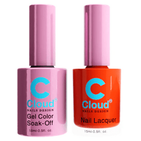 Cloud Nail Design - Florida Collection - Matching Duo 0.5oz - 019 - C8 Nail SupplyCloudChisel-D019