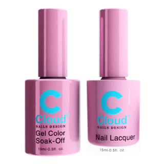 Cloud Nail Design - Florida Collection - Matching Duo 0.5oz - 023 - C8 Nail SupplyCloudChisel-D023