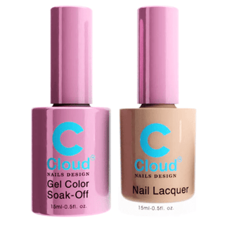 Cloud Nail Design - Florida Collection - Matching Duo 0.5oz - 027 - C8 Nail SupplyCloudChisel-D027