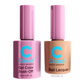 Cloud Nail Design - Florida Collection - Matching Duo 0.5oz - 028 - C8 Nail SupplyCloudChisel-D028