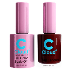 Cloud Nail Design - Florida Collection - Matching Duo 0.5oz - 030 - C8 Nail SupplyCloudChisel-D030