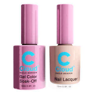 Cloud Nail Design - Florida Collection - Matching Duo 0.5oz - 031 - C8 Nail SupplyCloudChisel-D031