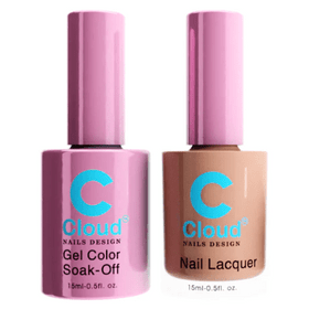 Cloud Nail Design - Florida Collection - Matching Duo 0.5oz - 033 - C8 Nail SupplyCloudChisel-D033