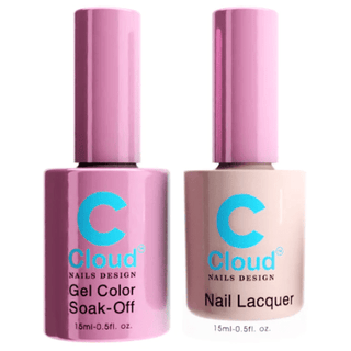 Cloud Nail Design - Florida Collection - Matching Duo 0.5oz - 034 - C8 Nail SupplyCloudChisel-D034