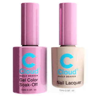 Cloud Nail Design - Florida Collection - Matching Duo 0.5oz - 035 - C8 Nail SupplyCloudChisel-D035