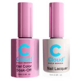 Cloud Nail Design - Florida Collection - Matching Duo 0.5oz - 037 - C8 Nail SupplyCloudChisel-D037