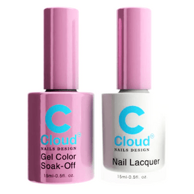 Cloud Nail Design - Florida Collection - Matching Duo 0.5oz - 038 - C8 Nail SupplyCloudChisel-D038