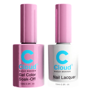 Cloud Nail Design - Florida Collection - Matching Duo 0.5oz - 039 - C8 Nail SupplyCloudChisel-D039