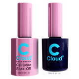 Cloud Nail Design - Florida Collection - Matching Duo 0.5oz - 041 - C8 Nail SupplyCloudChisel-D041