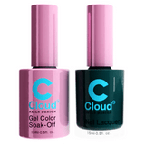 Cloud Nail Design - Florida Collection - Matching Duo 0.5oz - 043 - C8 Nail SupplyCloudChisel-D043